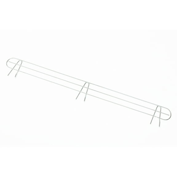 HSS Add-on Steel Wire Shelf Back Ledge Fits 48" Wide Shelf Chrome 2-Pack, Hardware