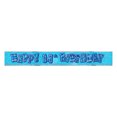 thumbnail image 2 of Unique Party - Pancarta de aluminio fiesta infantil Happy Birthday (Azul), 2 of 7