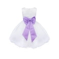 thumbnail image 3 of iEFiEL Kids Toddler Girls Navy Blue Flower Girls Dress Formal Wedding Pageant Party Dress, 3 of 6