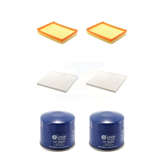 PUR 2x Air + 2x Cabin + 2x Engine Oil Filter (6 Total) Kit for Car 2007-2012 Kia Rondo KFM-100750