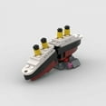 thumbnail image 6 of Mini RMS Titanic Sank Ship Model Break in Half MOC Building Blocks Bricks Boat Kit Construcrion Sets Gift Adult Children, 6 of 7