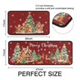thumbnail image 2 of Set de alfombras de cocina Twyt Decor Christmas Red 43 x 76 y 43 x 119 cm, 2 of 7