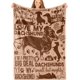 thumbnail image 1 of LHSHID Dachshund Gifts for Women Dachshund Flannel Blanket for Dachshund Lovers Owners Soft Throw Blanket for Adults Brown Long 40x50in, 1 of 5