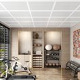 thumbnail image 7 of LooYee 10 PCS 24 Inch Cross Tee Drop Ceiling Grid White, 2 Ft Galvanized Steel Rust & Fire Resistance, Ceiling Grid Cover for Basement Living Room Garage Kitchen Bathroom, Cover 33 Sq.Ft, 7 of 7