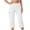 White, variant on FAHXNVB High Waisted Yoga Cpari Pants for Women with Pockets Summer Stretchy Workout Athletic Trousers Lightweight Running Pants