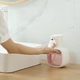 thumbnail image 5 of Dispensador automático de jabón espumoso de 500 ml, desinfectante de manos espumoso, sin contacto, montaje en pared con 4 niveles, dispensador de jabón eléctrico ajustable, recargable con sensor para, 5 of 5