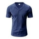 thumbnail image 3 of pstuiky Camisas de manga corta para hombre, Blusa informal de cuello redondo y manga corta de color liso para hombre ropa de hombre xl, 3 of 7