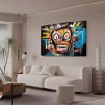 thumbnail image 3 of Colorful Graffiti Painting Abstract Art Style Framed Gallery Poster Decorative Painting Canvas Wall Art Living Room Posters Bedroom Painting,Frame-style,08x12inch(20x30cm), 3 of 8