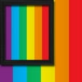 thumbnail image 2 of 3S Brother's Pride Curtains Rainbow Colored LGBTQ Flag of Gay Parade Freedom Equality Love Passion Theme Home Décor Windows Drapes Single Curtain Panel - Made in Turkey (52"Wx95"L), 2 of 6