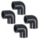thumbnail image 1 of Conector adaptador en ángulo de 90 grados Uxcell de 4 piezas, accesorio de tubería de socket de 3/4" para línea de agua, gris, 1 of 6