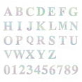 thumbnail image 5 of Efavormart 4 Pack - 5" Iridescent Pre-punched Decorative Numbers with Sticky Dots Make Your Own Banner for Birthdays and Weddings, Party Decoration Supplies - V, 5 of 5