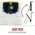thumbnail image 6 of Franklin Sports NBA Indiana Pacers Mini Over the Door Basketball Hoop - Kids Indoor Mini Basketball Hoop with Basketball - NBA Fan Shop Mini Hoop for Bedroom + Office - Over the Door Mini Hoop Set, 6 of 12