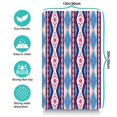 thumbnail image 5 of Boho Retro Floral Pet Feeding Mat-Abstract Art Pattern Absorbent Pet Placemat for Food and Water Bowl, with Waterproof Rubber Backing, Quick Dry Water Dispenser Mat for Dog and Cat (12"x20"), 5 of 7