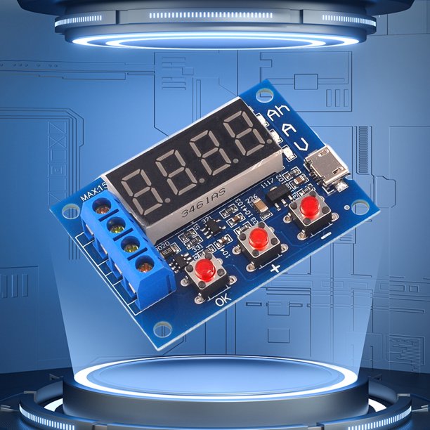 Probador De Capacidad De Batería Módulo detector de energía de batería de 12 V Prueba de capacidad de batería Accesorios para tablero Kuymtek Para estrenar