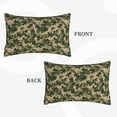 thumbnail image 2 of Sikiie Camouflag Print Plush Pillow Cover, Wrinkle-proof and Stain-resistant Pillow Protector without Pillow Core, Home Decoration-20"x30", 2 of 6