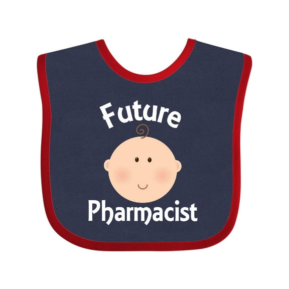 Inktastic Future Pharmacist Occupation Boys or Girls Baby Bib