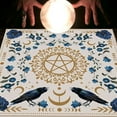 thumbnail image 3 of Square Flannelette Tarot Altar Cloth Board Game Pad Astrological Oracles Pad Table Cover Card Mat Divinations Tablecloth, 3 of 9