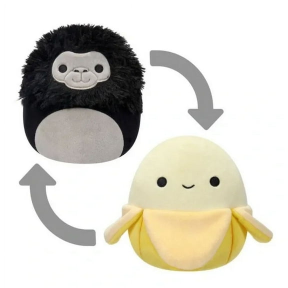 Squishmallows Soft Stuffed Animals and Plush Toys, Cotton Black Yellow