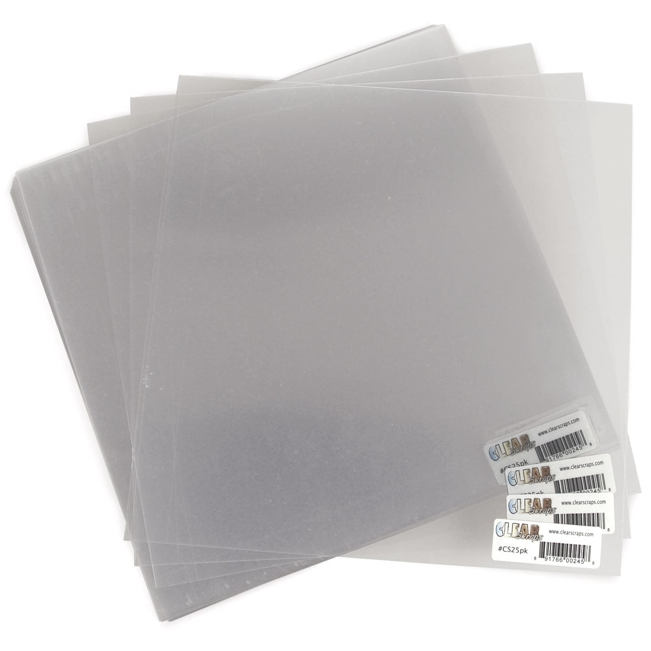 Acrylic Sheets 12x12 25 Pkg Clear
