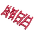 thumbnail image 1 of Kit de brazos de suspensión delanteros y traseros de aleación de aluminio rojos con buje de dirección, 1 of 7