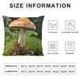 thumbnail image 5 of GOSMITH  Throw Pillow Cover Mushroom Disc Fungus Forest Screen Fungus 1, 5 of 5