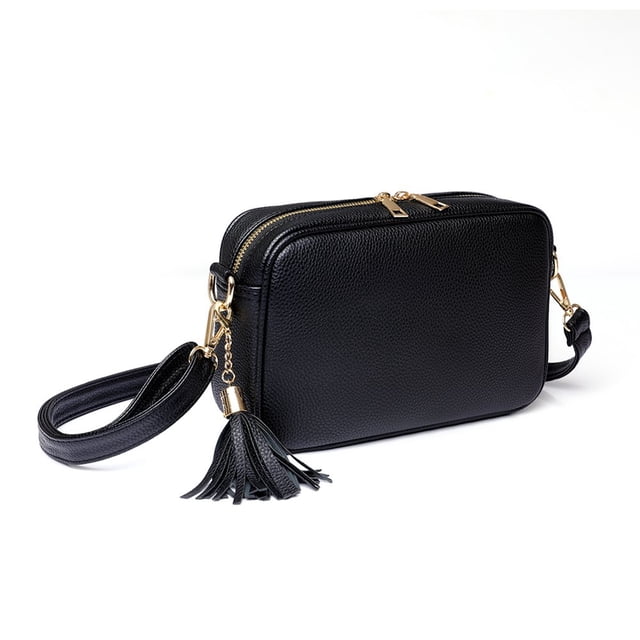 Fashion Satchels Bag Solid Color Sling Shoulder Purse Square for Shopping Travel