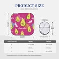 thumbnail image 3 of Balery 2 Piece Pink Green Avocado Car Windshield Sun Shade|Foldable Front Windshield Shade for Car Front Window for Most Sedans SUV Truck-Large, 3 of 7
