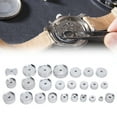 thumbnail image 4 of Moules pour Machine à Presser la Couverture de Montre, Moules Professionnels Faciles à Capuchonner en Alliage d'Aluminium 25 Pcs pour Fermeture de Boîtier de Montre, 4 of 8