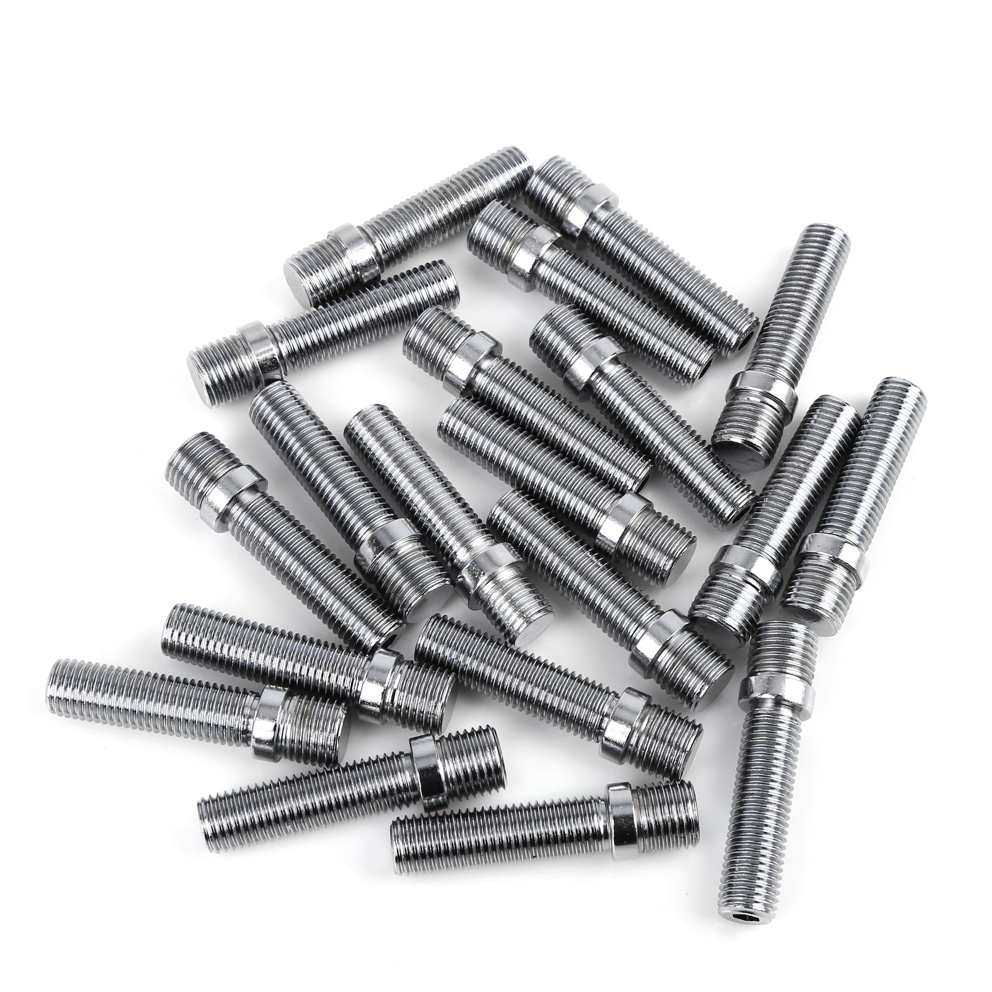 20pcs 58mm M14 x 1.5 to M12 x 1.5 Wheel Stud Conversion Tall Lug Bolts