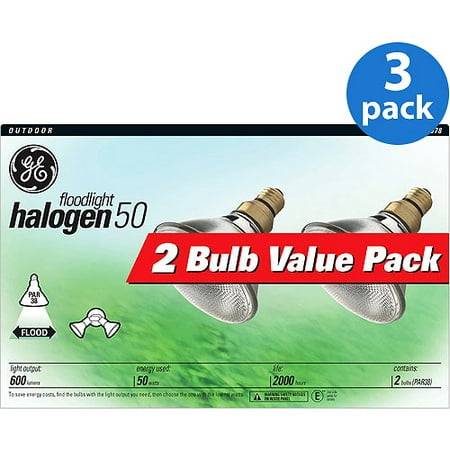 GE 22850 50PAR/HIR/FL25 130V PAR38 Halogen Light Bulb