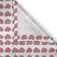 thumbnail image 6 of Ambesonne I Love You Valance & Curtain, Romance Relationship, 55"x45", Charcoal Grey Coral, 6 of 6