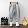 thumbnail image 2 of Nrmvnmi Toddler Boys Thin Elastic Waist Sport Jogger Pants Kids Athletic Casual Cuffed Pull On Outwear Sweatpants, 2 of 9