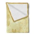 thumbnail image 2 of Christmas Soft Flannel Fleece Throw Blanket, Snowflakes Pattern Noel Holiday Yuletide Themed Winter Inspired Image, Cozy Plush for Indoor and Outdoor Use, 50" x 60", Sand Brown White, by Ambesonne, 2 of 5