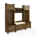 thumbnail image 1 of Crosley Fremont 4 Piece Hall Tree Set in Coffee, 1 of 9