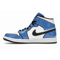 thumbnail image 2 of Jordan Men's 1 Mid Signal Blue Basketball Shoes, from StockX, 2 of 5