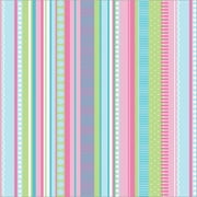 cindus 76-032 gift wrap, 5-feet x 30-inch, pastel stripes