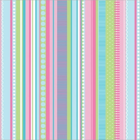 cindus 76-032 gift wrap, 5-feet x 30-inch, pastel stripes