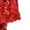 Red, variant on inlzdz Kids Girls Short Sleeve Metallic Mesh Tiered Sequined T-shirt Sparkly Club Party Dance Performance Wear Black 14