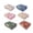 style 1, variant on Christmas Gift Boxes with Lids, 6 Pack Gifts Box and Various Ribbon Christmas Themed Pattern Small Gift Boxes for Xmas Presents Gifts