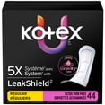 thumbnail image 1 of Kotex Ultra Thin Pads, Regular Absorbency, 44 Count, 1 of 7
