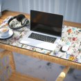 thumbnail image 3 of Long Mouse Pads for Desk,Pioneer Flower Floral Print Pattern Desk Mats on Top Of Desks, Desk Mouse Pad Extra Large with 3mm Non-Slip Base and Stitched Edge for Gaming,Office,Work,Home 35.4"x15.7", 3 of 6