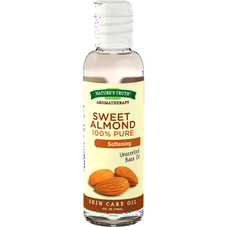 - Nature's Truth Aromatherapy Sweet Almond Skin Care Oil, Unscented, 4 Fl Oz