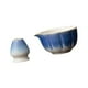 thumbnail image 5 of 2 cuencos de té con batidor, cuenco tradicional para matcha con soporte para batidor, regalo hecho a mano para matcha azul, 5 of 9