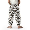 thumbnail image 4 of DISNIMO Dachshund Paw Print Boys Bloomer Harem Pants for Kids Harem Pants Boys Harem Bloomers Long for Boys Bloomer Trousers for Girls High Waisted Harem Pants Soft Lantern Pants Size 13-16 Fall, 4 of 7