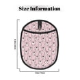thumbnail image 3 of Pofeuu Cute Rabbit Print Silicone Pot Mat Mitten With Hanging Loop Heat Resistant Oven Mitts Non-Slip Bbq Baking Smoking Potholders, 3 of 7