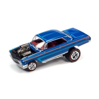 Modellino Chevrolet Blazer 1970, Scala 1:64, Pressofuso, Colore Blu E Bianco, Johnny Lightning, JLCP7313, Nuovo, Per Collezionisti - Foto 2