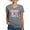 Gray, variant on - Pepsi Generation Check Women's V Neck Dark T Shirt - Women's V-Neck Dark T-Shirt