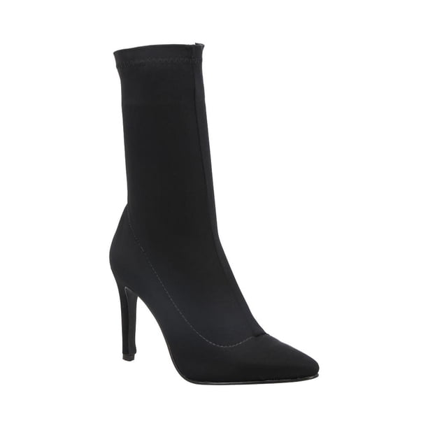 Botas de Vestir Head Over Heels para Mujer Textil Aguja Ligero negro 23.5
