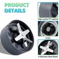 thumbnail image 3 of Kit de Remplacement Complet pour NutriBullet 600W/900W/PRO – Lame Extractrice 6 Dents, 2 Gobelets (32oz & 24oz) et Couvercles, 3 of 5