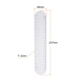 thumbnail image 2 of Silicone Memo Wrist Band 20cm 8 Inch Measure 237mm x 46mm Line, White, 2 Pieces, 2 of 6